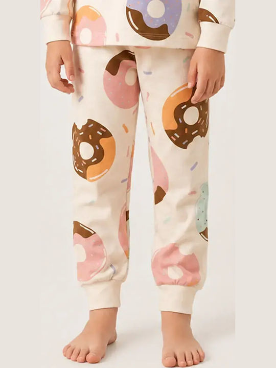Extan Bebe Kids Beige Pajamas