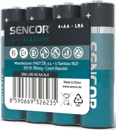 Sencor Алкални батерии AA 1.5V 4 бр