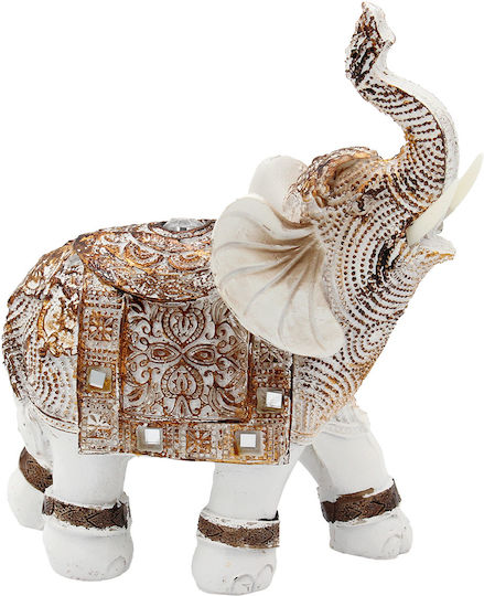 Keskor Dekorative Elefant Polyresin 12x5.5x14cm