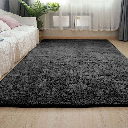 Strado Детски Килим Черен 200x200см