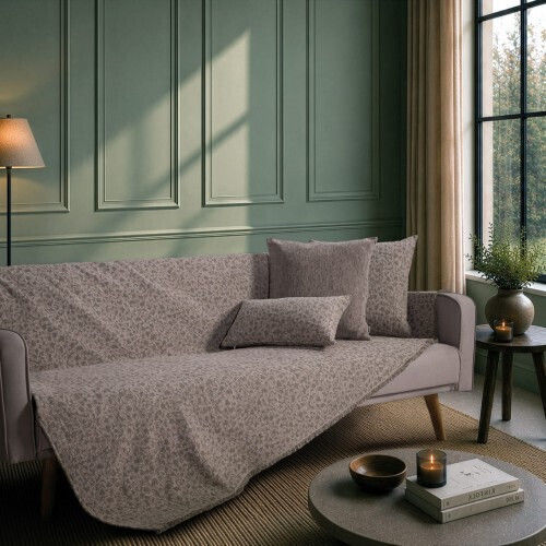 Teoran Pearland Покривка За Четириместен Диван 180x350см Сейдж Топ