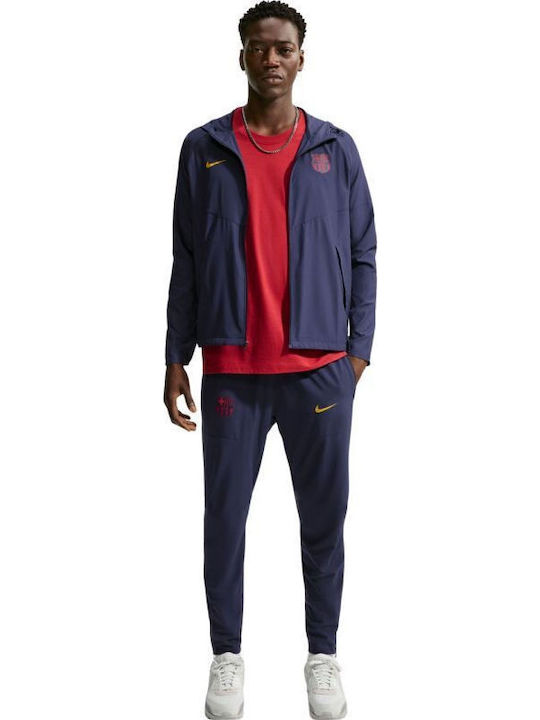 Fc Barcelona Футболно Долнище на Анцуг Dri-FIT Тъмносин