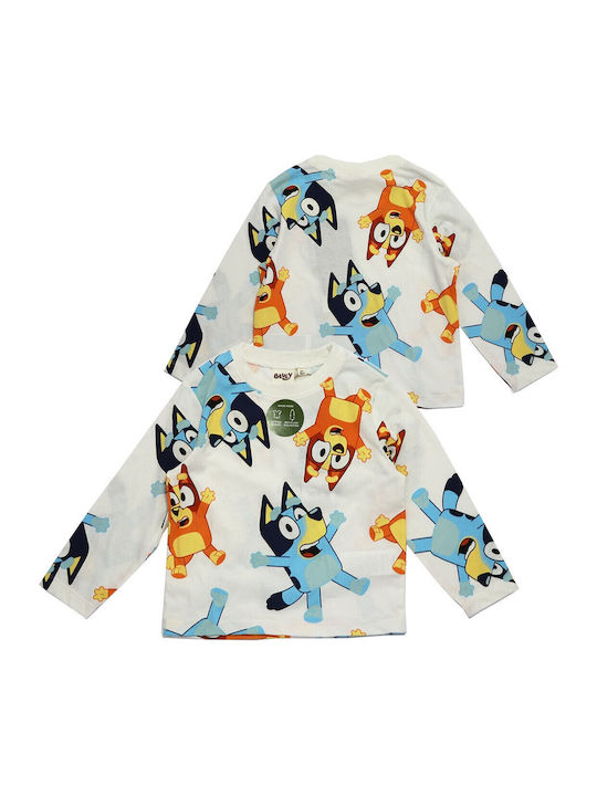 Детска Блуза Дълъг Ръкав Екрю