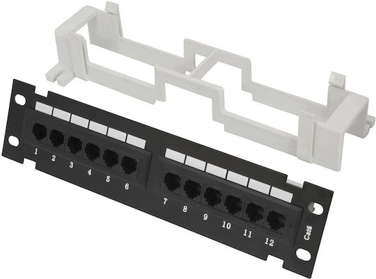 Delta Patch Panel Rj-45 Pp10-12 Rj 6 10"
