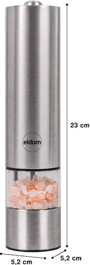 Eldom Електрически Мелница за Пипер Inox в Сив Цвят