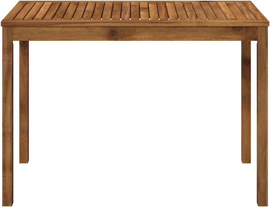 Solid Wood Natural Table 108.5x55x75cm