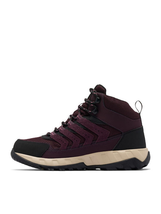 Columbia Strata Trail Women's Hiking Boots Waterproof Purple