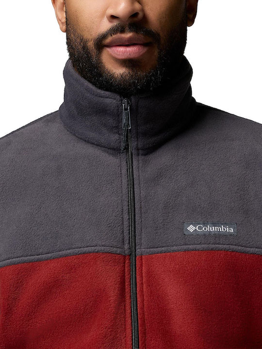 Steens Mountain Full Men's Fleece Jacket Red