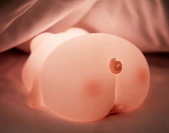 Creative Lampă Decorativă LED Pentru Copii Cu Atingere Galbenă 12x6cm