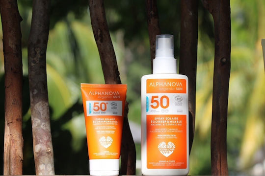 SUN Bio Водоустойчив Слънцезащитен Крем За Лице SPF50+ 50гр