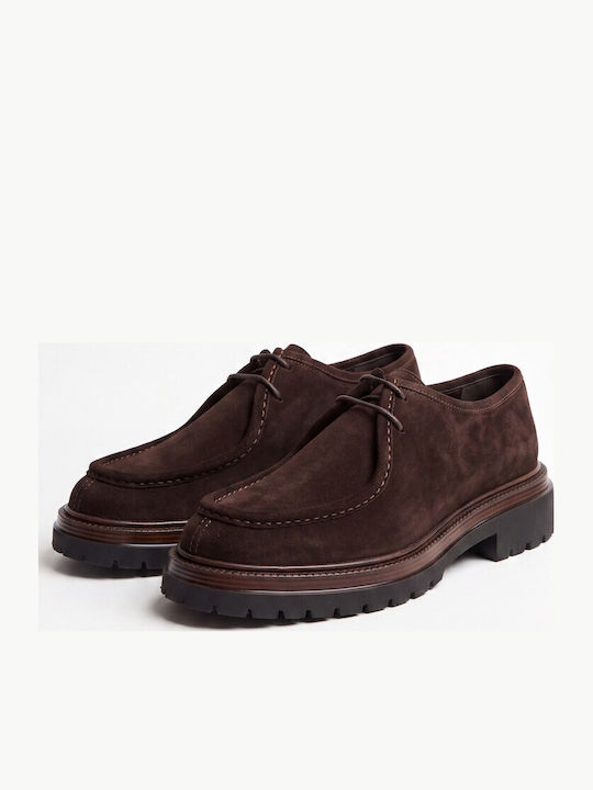 Suede Herren Freizeitschuhe Braun