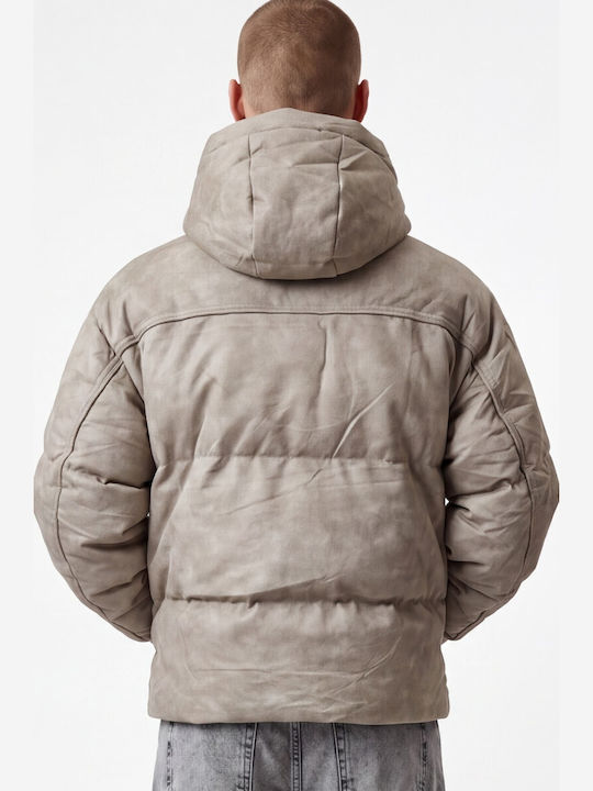 Herren Jacken Puffer Beiges
