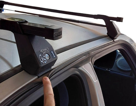 Hermes Car Roof Bars Roof Rack Set with Lock Fiat Albea 2002 2012 2 Pieces