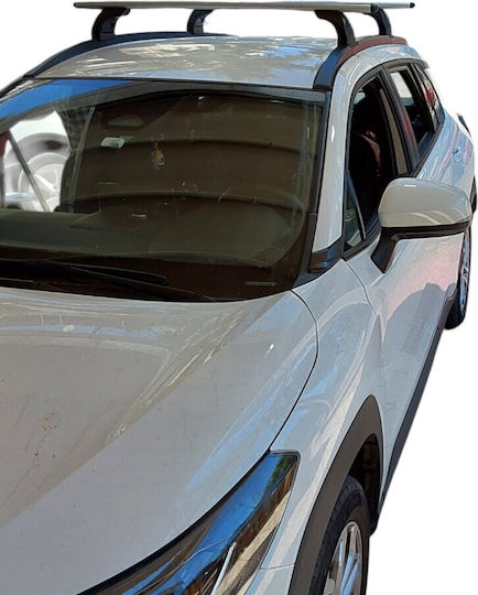 Nordrive Car Roof Bars Roof Rack Nordrive Alumia Aluminum Silver Locks Toyota Corolla Cross 2022> 2 Pieces
