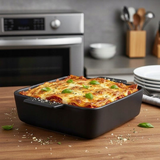 Alpina Square Heat-Resistant Ceramic Dish 26.5x20.5x6.7cm