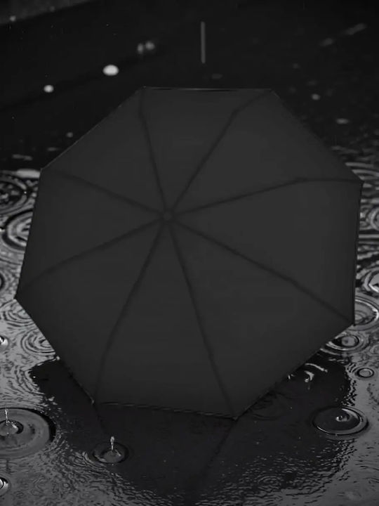 Knirps Automatic Compact Black Rain Umbrella