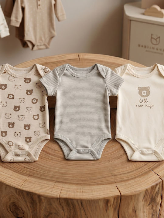 Serafino Serafino Baby-Strampler in Erdbeerrot