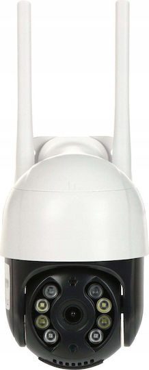 Apti ICSEE-W81SD IP Surveillance Camera Wi-Fi 4K Waterproof with Two-Way Communication and 3.6mm Lens