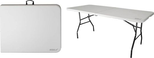 Foldable Table 180x74x74 White Foldable Table 180x74x74 White