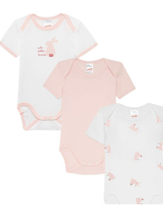 Minerva Bunny Set Bodysuit with Pants Multicolour 3 Pieces