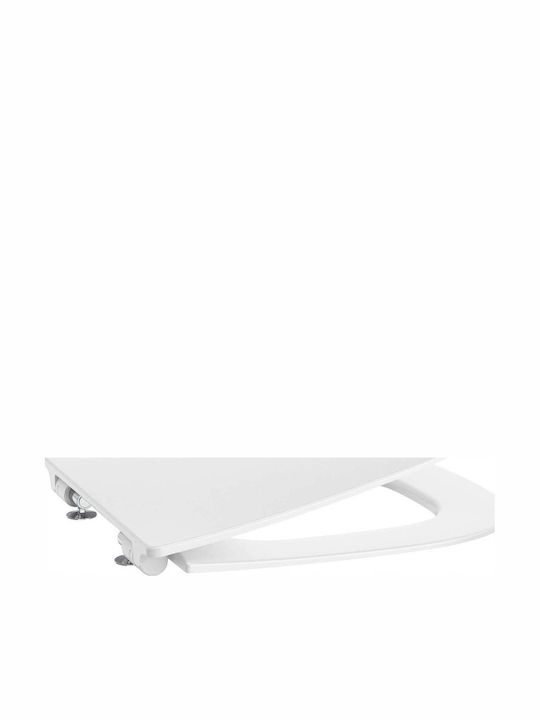 Καπάκι Λεκάνης Slim Soft Close Πλαστικό 44.2x35.9cm Λευκό