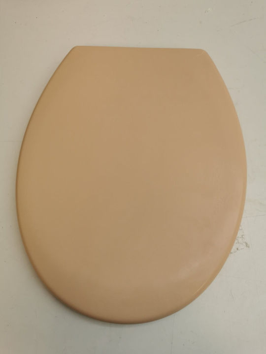 Wenko Toilettensitz Sanftes Schließen mit Bidet Kunststoff 44,5x37,5cm Beige