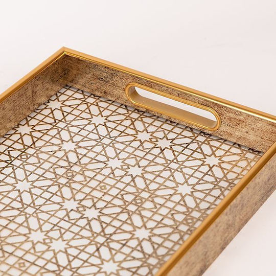 Декоративен Диск Правоъгълен 35x25x4.5cm 2бр