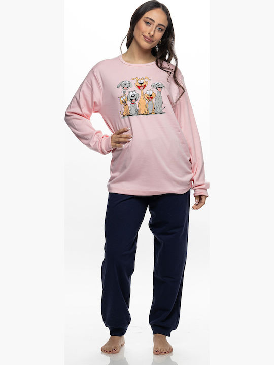 Galaxy Galaxy Damen Schlafanzug & Pyjamas Rosa
