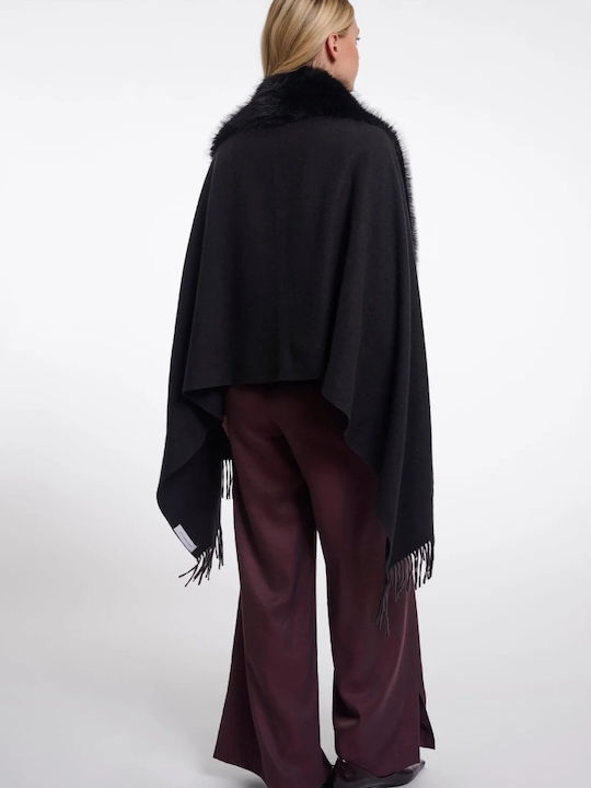 Women's Black Cape