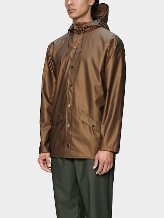 Waterproof and Windproof Brown Jacket