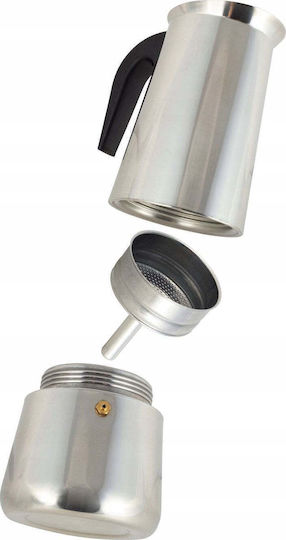 Kamille Elektrischer Espressokocher Edelstahl Braun Kamille