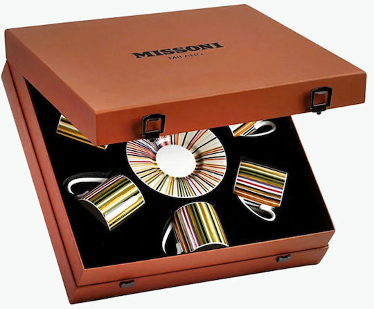 Missoni Streifen Jenkins 156 Espresso Tasse Untertasse