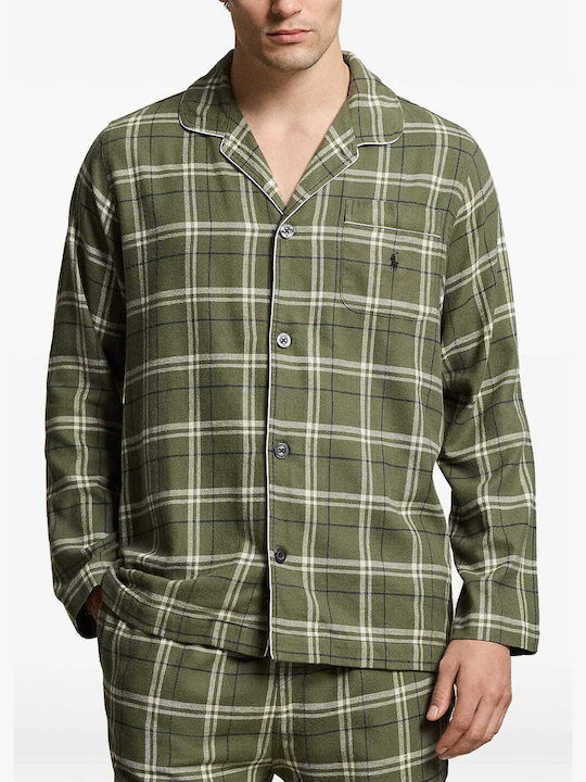 Ralph Lauren Sommer Herrenpyjama Karos Grün/Karo