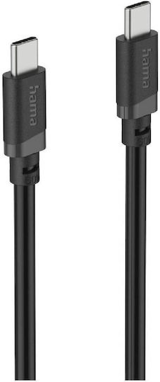 HAMA Cablu USB-C Masculin - USB-C 60W Negru 2m 00201808
