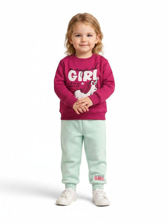 Action Sportswear Kinderbekleidungssets Fuchsie 2 Stück Action Sportswear Kinderbekleidungssets Fuchsie 2 Stück