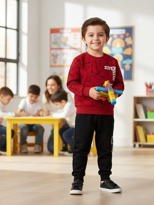 Nek Kids Wear Σετ Φόρμας Κόκκινο
