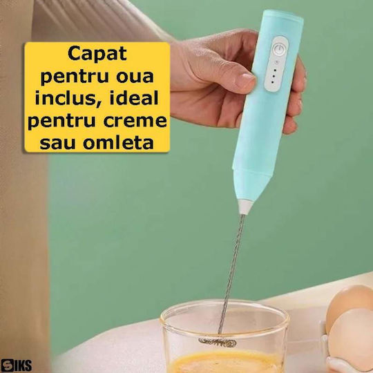 Aparat de făcut frappe de mână cu baterie gri