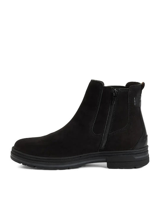 Leder Herrenstiefel Schwarz