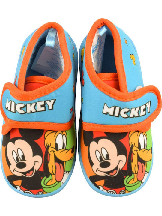 Mickey Mickey Kinderhausschuhe Hellblaue
