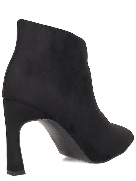 Suede Women's Ankle Boots Black
