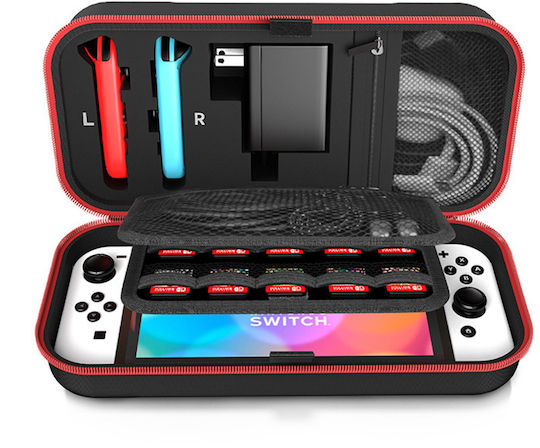 Strado Tragetasche Für Switch / Switch OLED Konsole Rote