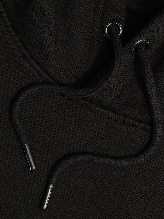Women's Sweatshirt Hooded Black
