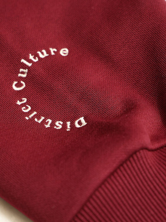 Women's Hoodie Sweatshirt Burgundy