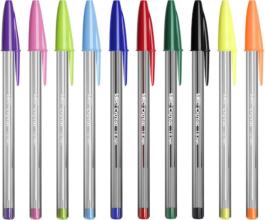 BIC Pixuri Ballpoint Set De Diverse Culori 15 Buc (Diverse Culori)