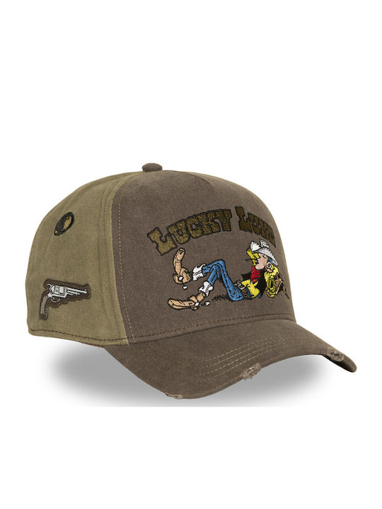 Lucky Luke Brown Snapback Cap Capslab
