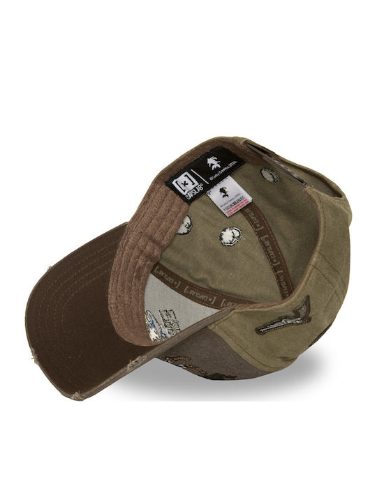 Lucky Luke Brown Snapback Cap Capslab