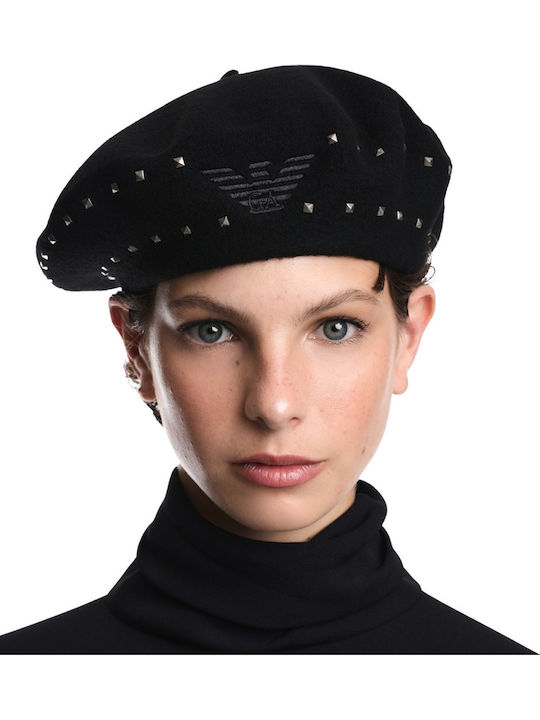 Emporio Armani Women's Wool Hat Black