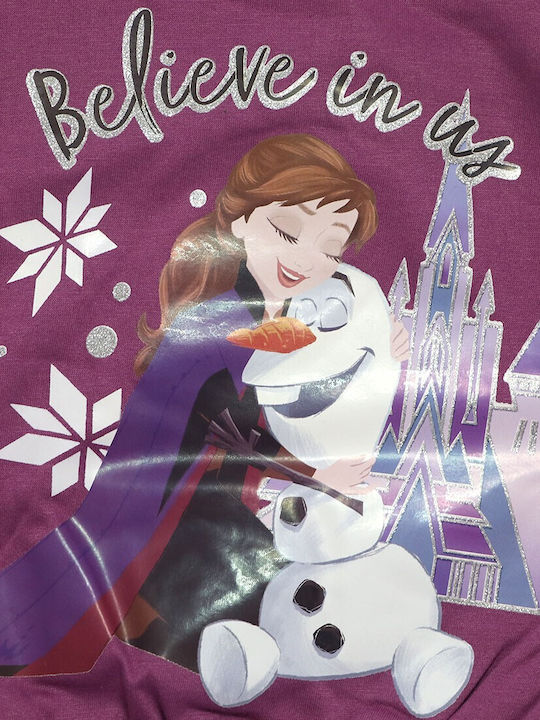 Παιδικό Φούτερ Μούρο / Σκούρο Μωβ Frozen