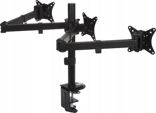 Brateck Бюро стойка за 2 монитора до 27" (LDT66-C034)