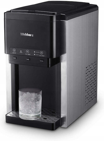 Webber Ice Crusher Machine with Daily Ice Making Capacity 20kg and Storage 1.6kg